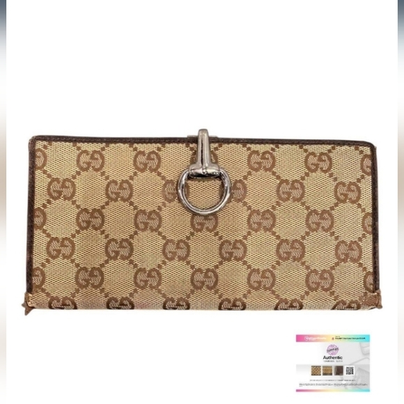 Gucci Handbags - Gucci GG Continental Wallet With Horsebit Clasp